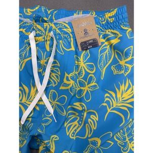 Chubbies Swim Trunk Mens XL Blue The Arboretum 7" Classic Floral Mesh Lined NWT